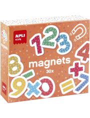 Магнитна игра Apli Kids - Цифри, 30 броя