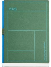 Tефтер - органайзер Miquelrius Back To Basic Lineas Verde 2026, ден на страница