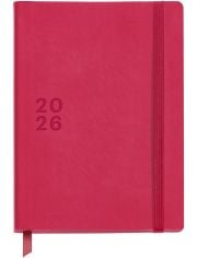 Седмичен тефтер - органайзер Miquelrius Back To Basics Magenta 2026