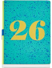 Tефтер - органайзер Miquelrius Back To Basics Kraft Splash 2026, ден на страница