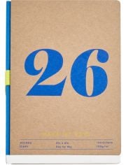 Tефтер - органайзер Miquelrius Back To Basics Kraft Year 2026, ден на страница