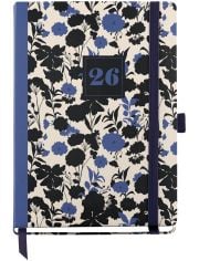 Tефтер - органайзер Miquelrius Natura Black&Blue 2026, ден на страница