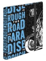 Папка Busquets Route 66 2022 със 120 листа, 4 ринга и ластик