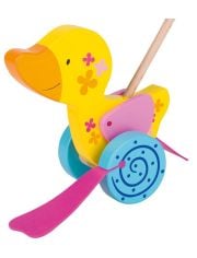 Дървена играчка за бутане Goki Susibelle - Пате