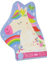 Пъзел Floss & Rock, Rainbow - Еднорог, 40 части