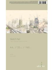 Скицник Creative Art Sketch Pad A4, 35 листа