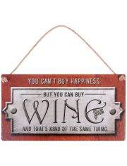 Табелка за стена - You can’t buy happiness, but you can buy wine