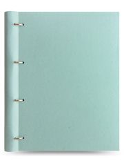 Тефтер Filofax Clipbook Classic Pastels A4 Notebook Duck Egg с метални рингове