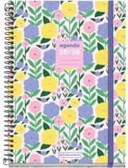 Тефтер - органайзер Miquelrius Blossom от септември 2025 до юни 2026 г., ден на страница