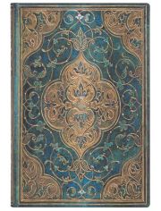 Тефтер Paperblanks - Turquoise Chronicles Mini, 9.5 х 14 см.