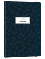 Тефтер Victoria's Journals Smyth Flexy Art Black A5 с твърди корици, 96 листа