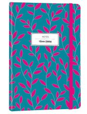 Тефтер Victoria's Journals Smyth Flexy Art Blue A6 с твърди корици, 96 листа