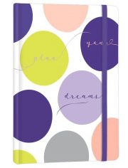 Тефтер Victoria's Journals Smyth Flexy Art Circle A5 с твърди корици, 96 листа