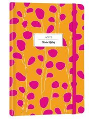 Тефтер Victoria's Journals Smyth Flexy Art Orange A6 с твърди корици, 96 листа