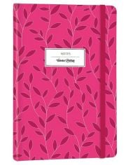 Тефтер Victoria's Journals Smyth Flexy Art Pink A6 с твърди корици, 96 листа