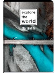 Тетрадка Black & White Explore the World А4, 80 листа - широки редове