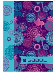 Тетрадка Gabol А4, 60 листа - широки редове, за момиче