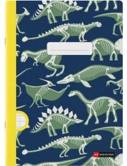 Тетрадка Miquelrius Dino Fossil A4, 48 листа, широки редове