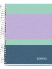 Тетрадка Miquelrius Rider Purple A5 със спирала, 140 листа с широки редове