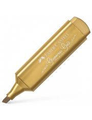 Текстмаркер Faber-Castell Metallic, златист