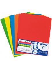 Цветен копирен картон Clairefontaine, различни интензивни цветове