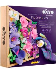 Творчески комплект Okto - Декорация с лек моделин - цветя "Вдъхновение"