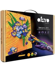 Творчески комплект Okto - Направи 3D картина с лек моделин "Ириси"