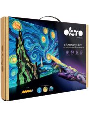 Творчески комплект Okto - Направи 3D картина с лек моделин "Звездна нощ"