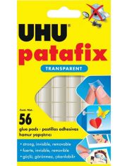 UHU Лепяща гума патафикс прозрачни 56 бр.