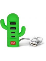 USB и Type-C Hub с 4 порта Legami - Кактус