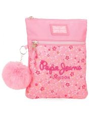 Вертикална чанта Pepe Jeans Alenka Pink за през рамо