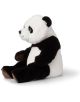Плюшена играчка WWF - панда, 23 см е мека черно-бяла плюшена играчка панда с бяло лице, черни уши, ръце и крака, както и кафяви акценти на краката. Перфектно допълнение към колекцията ви от плюшени играчки!.-2-thumb