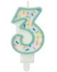 Свещ за рожден ден Folat Sprinkles - Цифра 3 - Folat - Folat - Момиче - 8714572241731-1-thumb