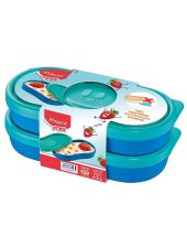 Комплект кутии за храна Maped Concept Kids, 2x150 ml., синя