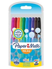 Комплект 10 бр. мини химикалки Paper Mate InkJoy Mini 100, различни цветове
