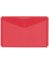 Папка с копче Office Zone, формат А4, червена