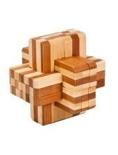 3D пъзел от бамбук - Block Cross 2