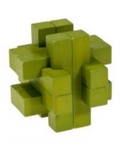 3D пъзел от бамбук - Green bar