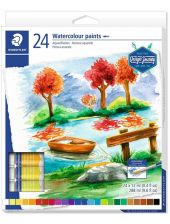 Комплект акварелни бои Staedtler Design Journey, 24 цвята