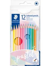 Комплект цветни моливи Staedtler Pastel 146, 12 цвята