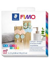 Комплект глина Staedtler Fimo, 4 цвята - Обеци