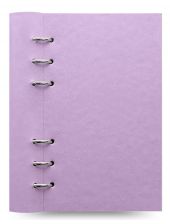 Тефтер Filofax Clipbook Classic Pastels Personal Notebook Orchid с метални рингове
