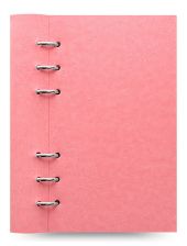 Тефтер Filofax Clipbook Classic Pastels Personal Notebook Rose с метални рингове