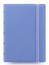 Тефтер Filofax Notebook Classic Pastels Pocket Vista Blue със скрита спирала, ластик и линирани листа