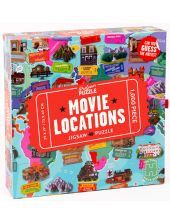 Пъзел Professor Puzzle: Филмови локации, 1000 части