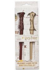 Комплект Blue Sky Harry Potter & Voldemort: Химикалка и молив магическа пръчица
