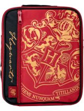 Червена чанта за обяд с дълга дръжка Harry Potter Hogwarts, 2 отделения