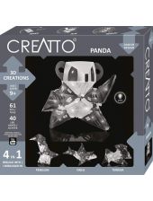 Направи сам 3D LED фигурки 4 в 1 Creatto - Панда