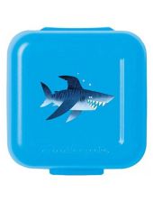 Комплект две малки кутии за храна Crocodile Creek Shark - Акула