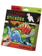 Стикери за оцветяване Crocodile Creek – Динозаври